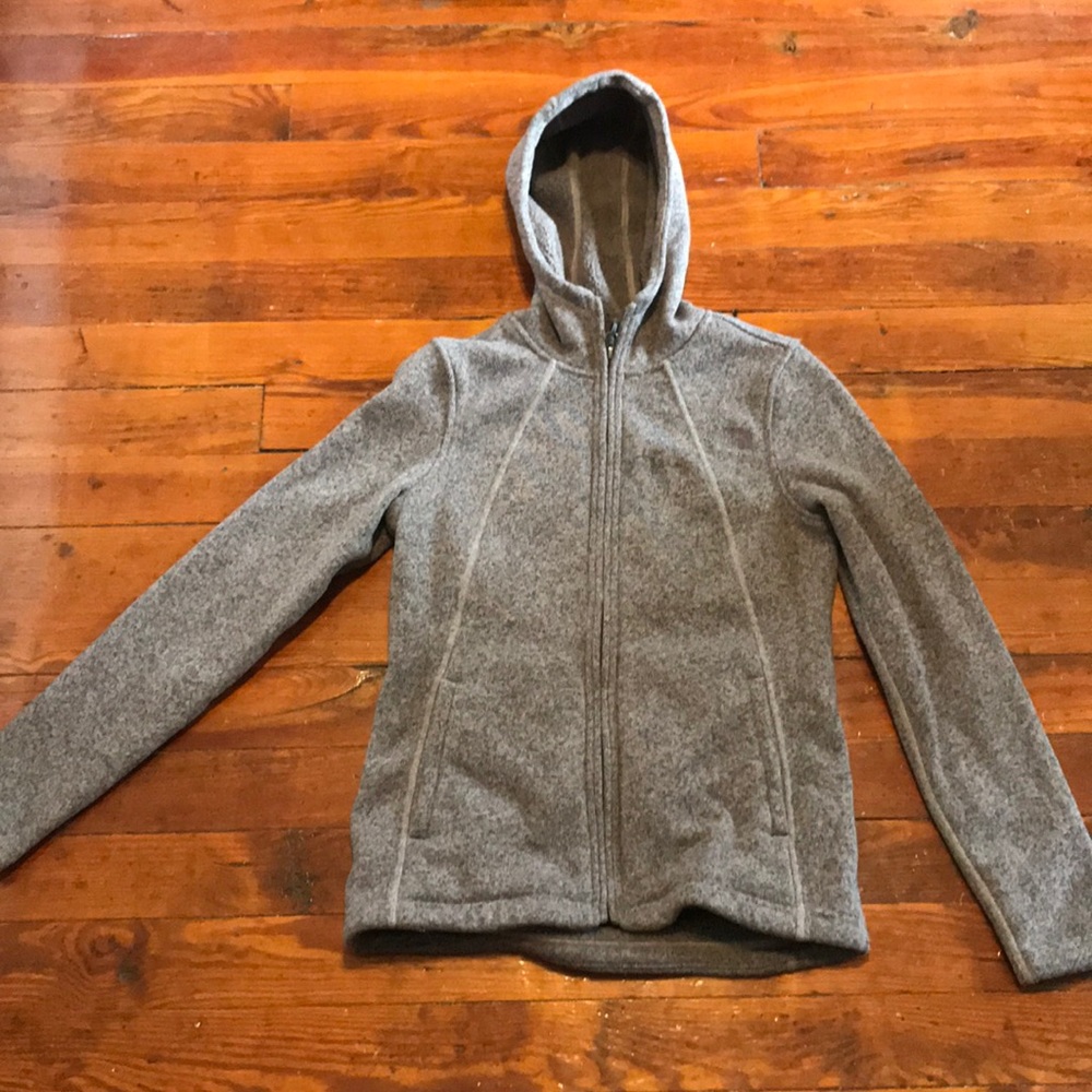 North Face Sweatshirt Jacket Size S
